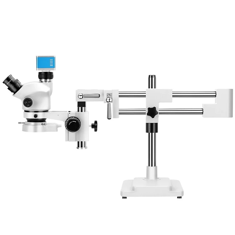 Trinocular Stereo Microscope 3.5X-100X With D Camera Kit 4K UHD For Gemstone Setting And Lab Quality Control high quality