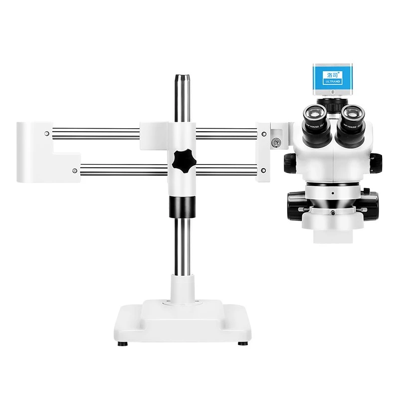Trinocular Stereo Microscope 3.5X-100X With D Camera Kit 4K UHD For Gemstone Setting And Lab Quality Control factory